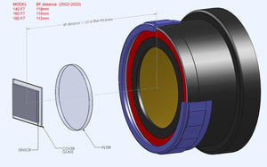 TEC Focal Reducer Corrector 0.9x per 140 / 160 / 180 / 200 FL APO (+250 VT) Accessorio Ottico