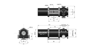 Giordano® GIO-GS200AR – Telescopio Guida Apocromatico - Guide Scope - immagine 2