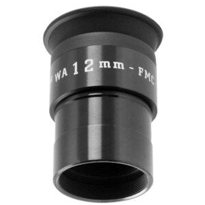 TS Optics oculare WA 60° 12 mm da 1,25" per osservazione visuale con telescopi e microscopi