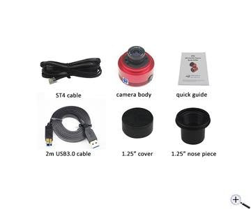ZWO ASI178MM astrocamera mono USB 3.0 con sensore CMOS da 8,82 mm per riprese astronomiche o microscopia digitale