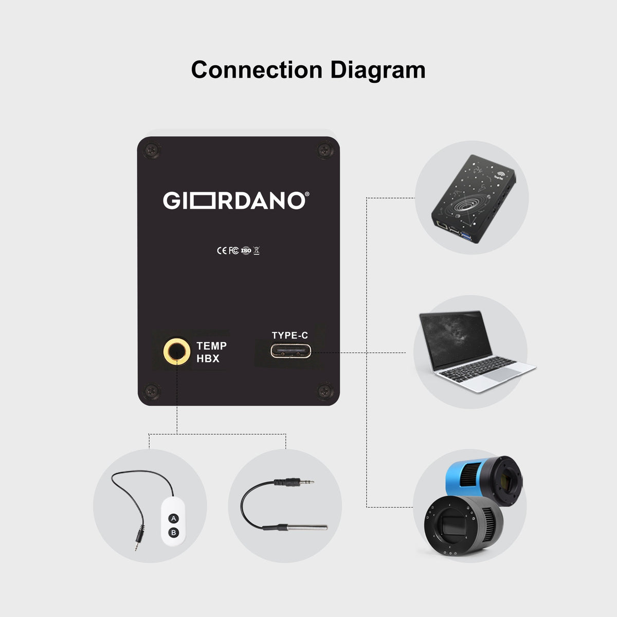 GIORDANO® GIO-AAF – Focheggiatore Elettronico Automatico Universale per Astrofotografia - immagine 3