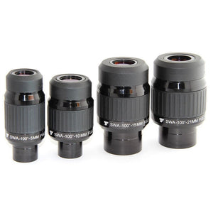 TS Optics oculare serie Ultra 100° da 21 mm e 2" per osservazione visuale con telescopi e microscopi