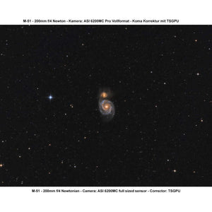 Correttore di coma 1,0x da 2" per correggere il campo e ottimizzare le immagini in astrofotografia