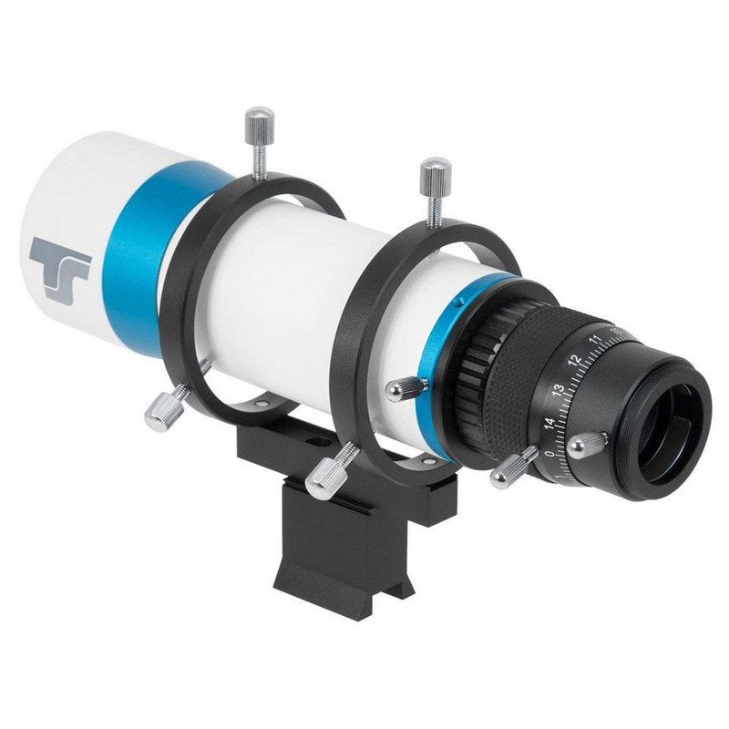 TS Optics telescopio guida e cercatore Deluxe 60 mm con messa a fuoco micrometrica per osservazione astronomica e astrofotografia