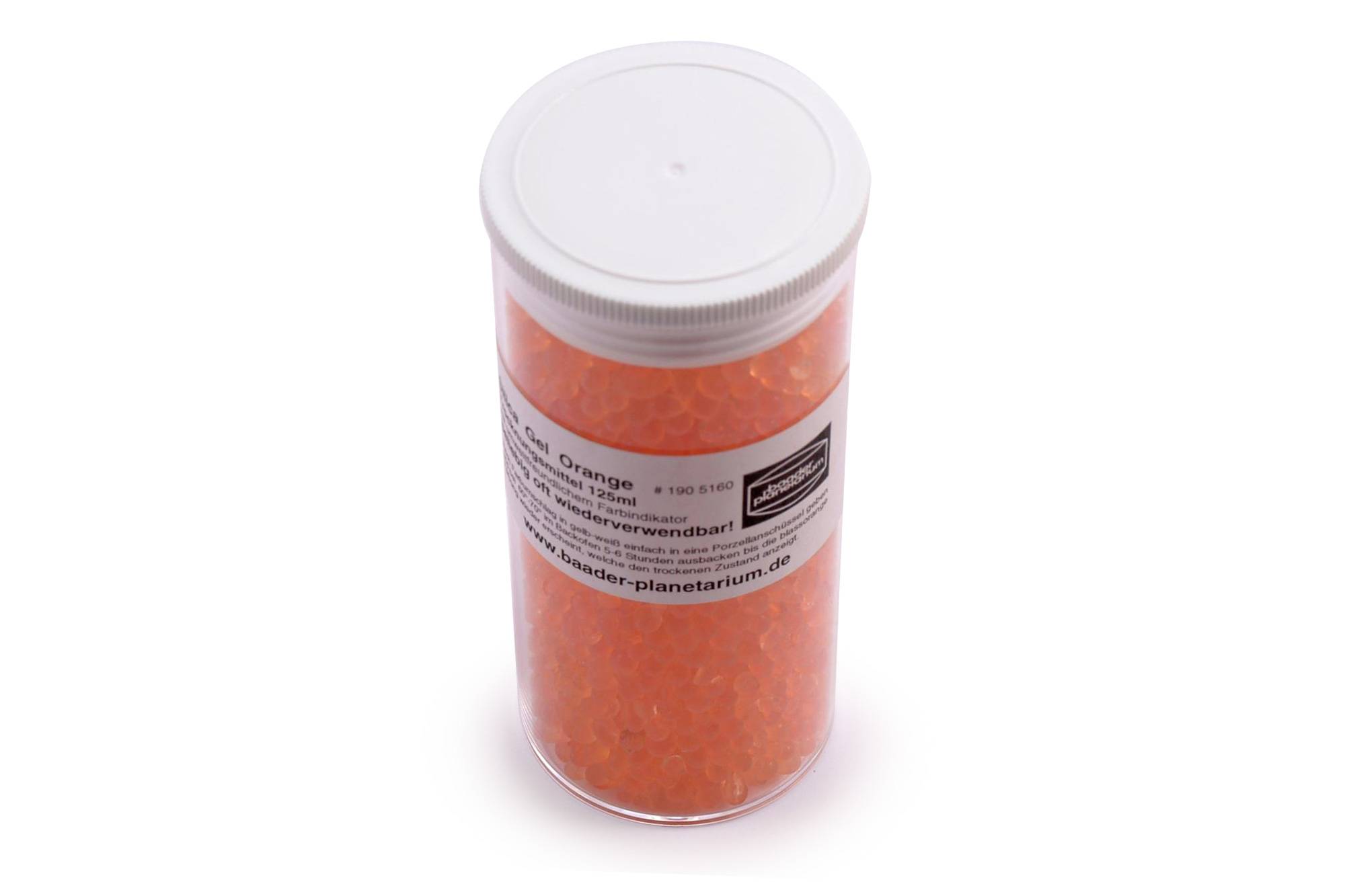 Silica Gel con coloured indicator, reusable, 125ml (desiccant) Accessorio Ottico