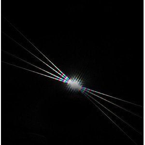 AstOptics premium maschera di Bahtinov in metallo diametro 60 per tubi da 67 a 99 mm per collimazione e messa a fuoco del telescopio