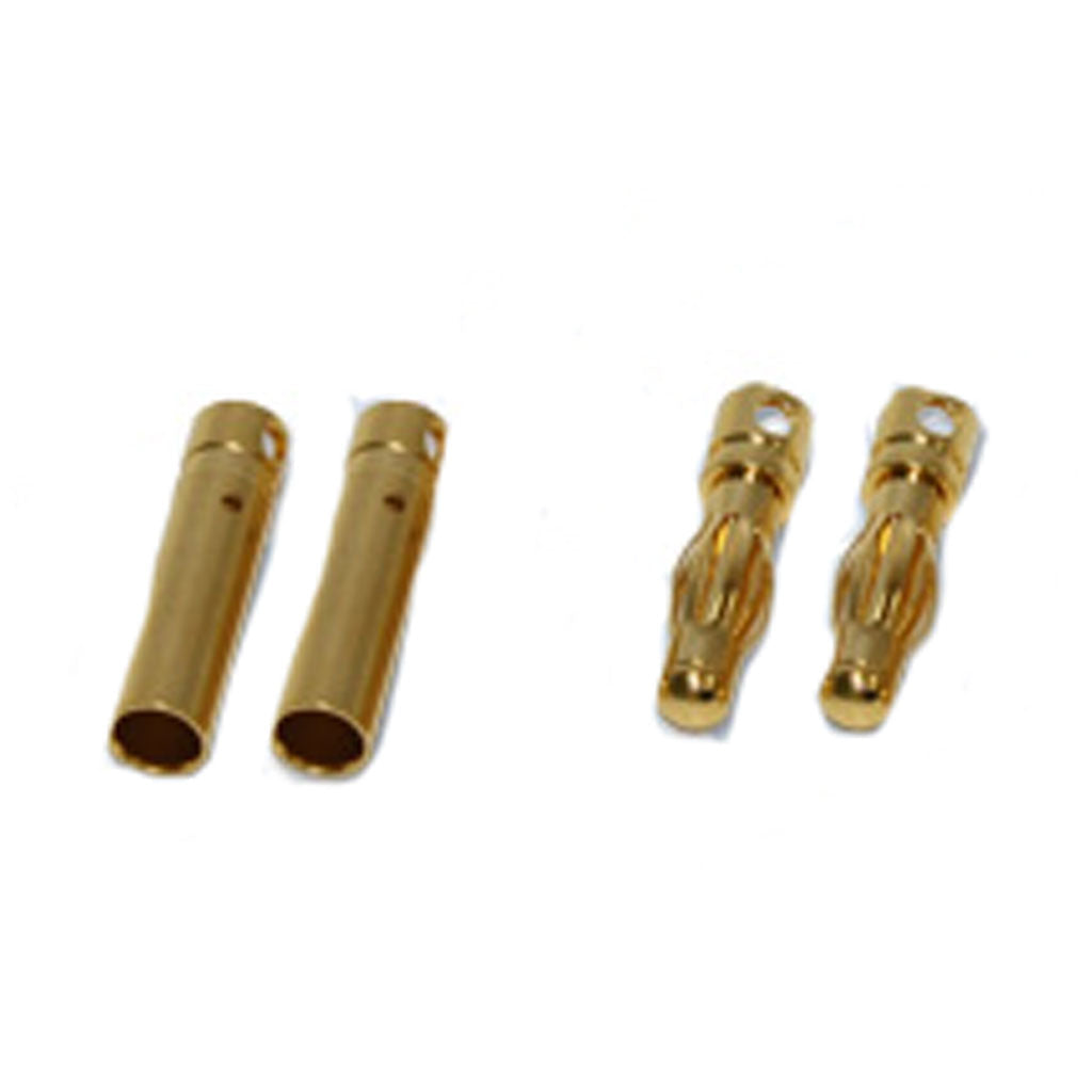 Nehmen Sie 4 Stück vergoldete 4-mm-Steckverbinder (2 Stück Stecker, 2 Stück Buchse).