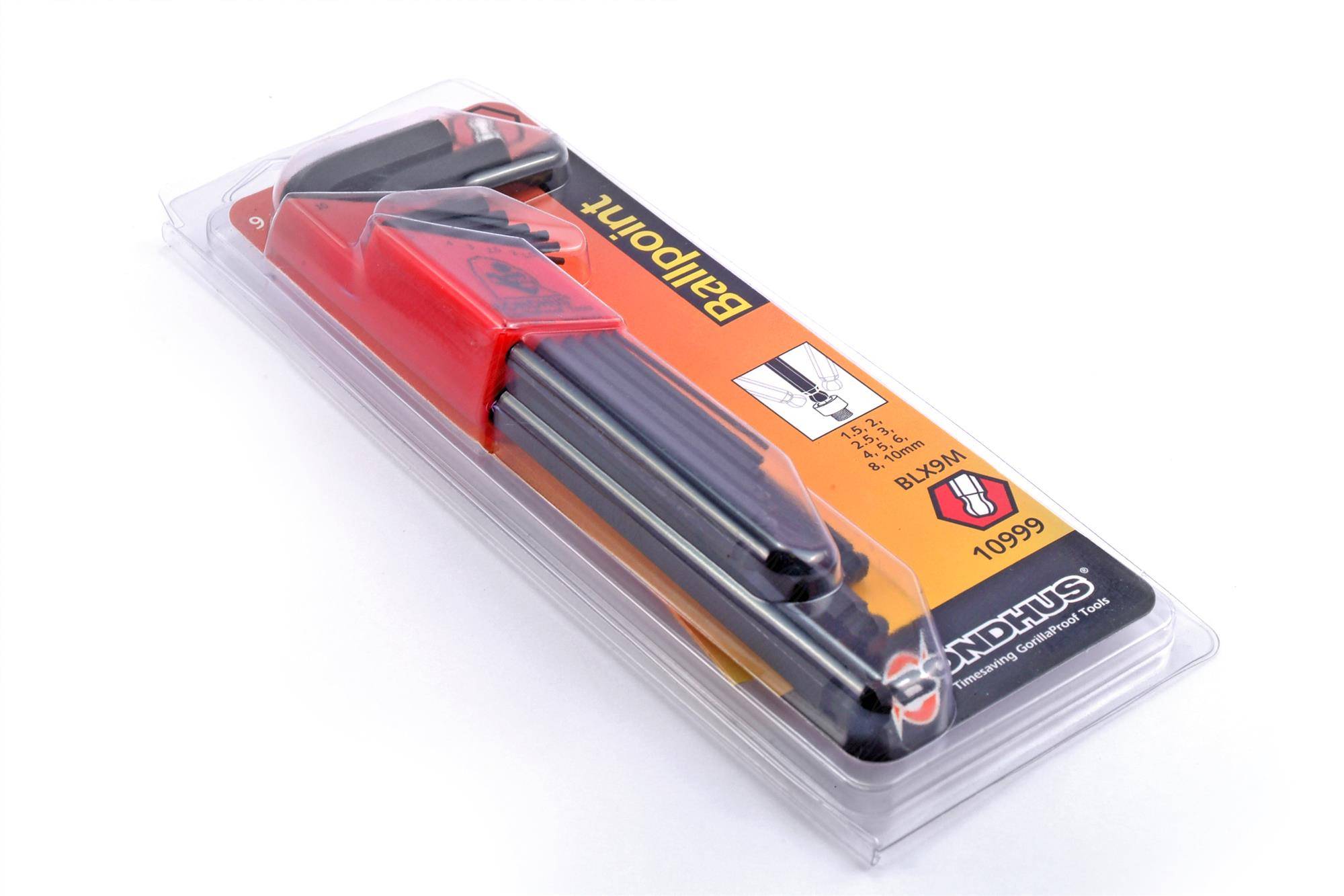 Allen Wrench Key Set / metric (1,5-10mm) Accessorio Ottico