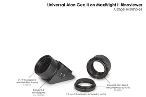 Alan Gee Universal 2" Telecompressor (UAG II) Accessorio Ottico