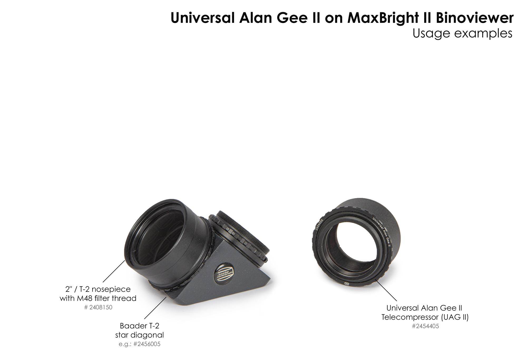 Alan Gee Universal 2" Telecompressor (UAG II) Accessorio Ottico