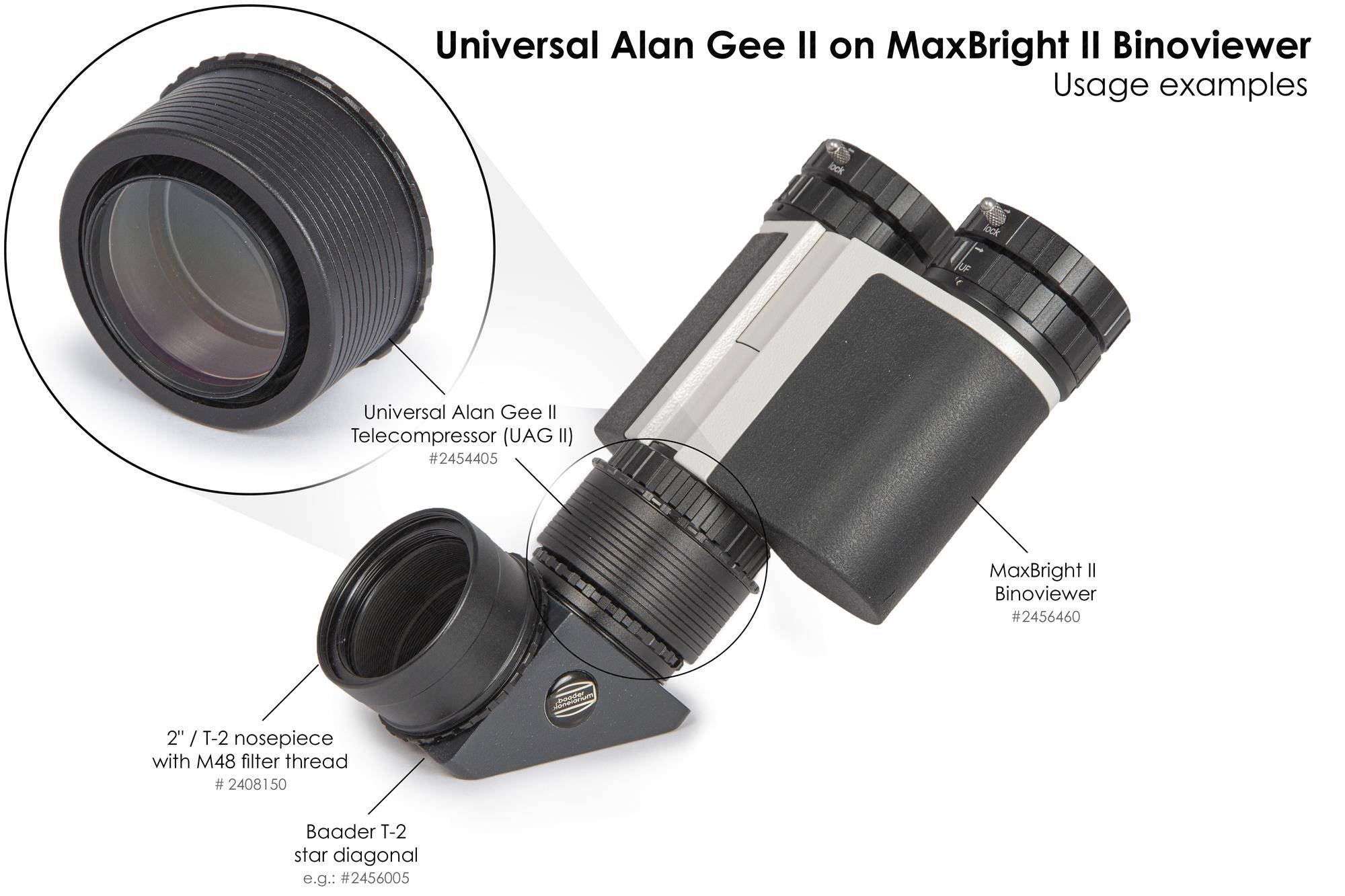 Alan Gee Universal 2" Telecompressor (UAG II) Accessorio Ottico