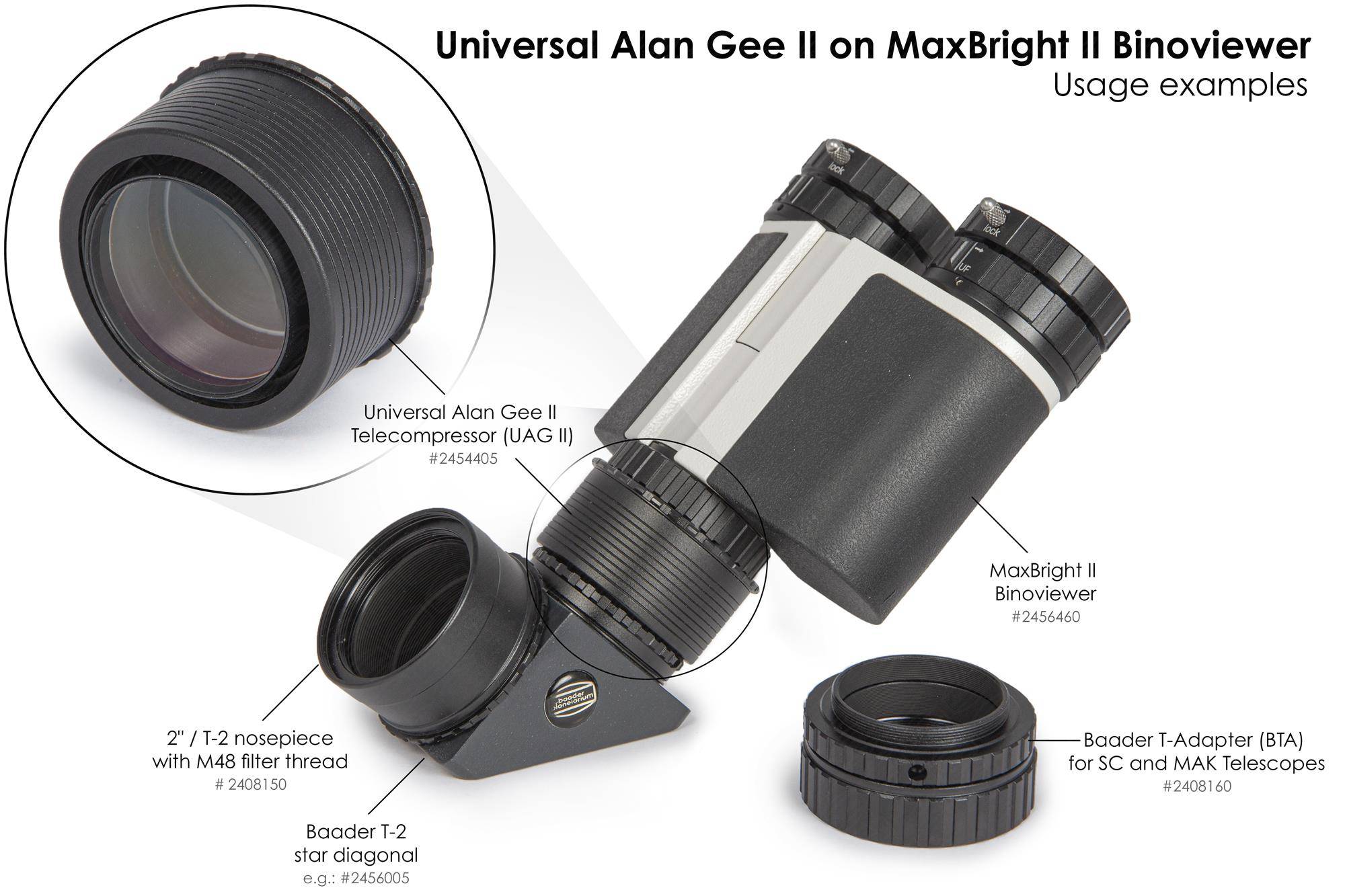 Alan Gee Universal 2" Telecompressor (UAG II) Accessorio Ottico