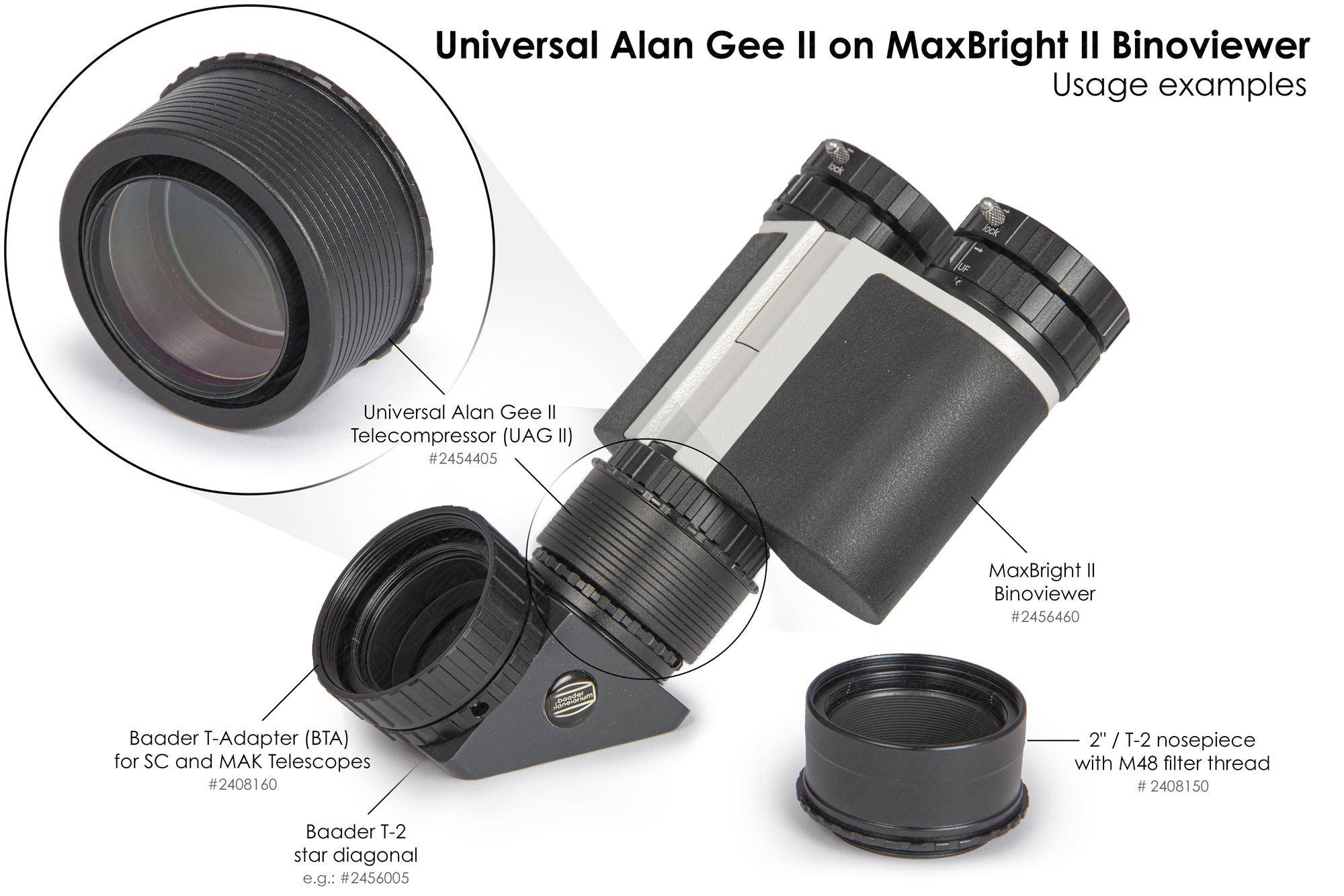 Alan Gee Universal 2" Telecompressor (UAG II) Accessorio Ottico