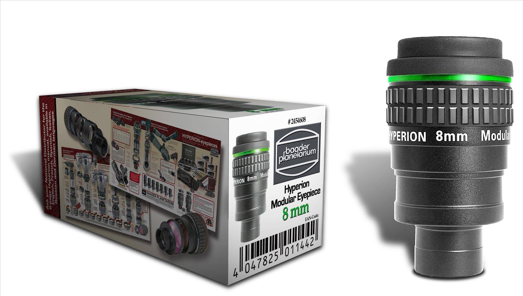 Hyperion® 68° 8mm, Modular Oculare Accessorio Ottico