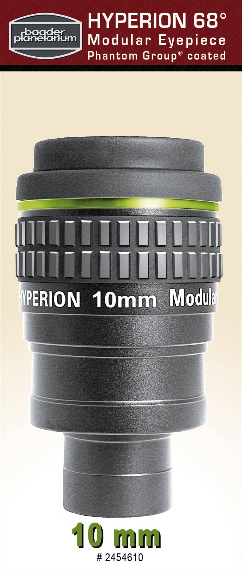 Hyperion® 68° 10mm, Modular Oculare Accessorio Ottico