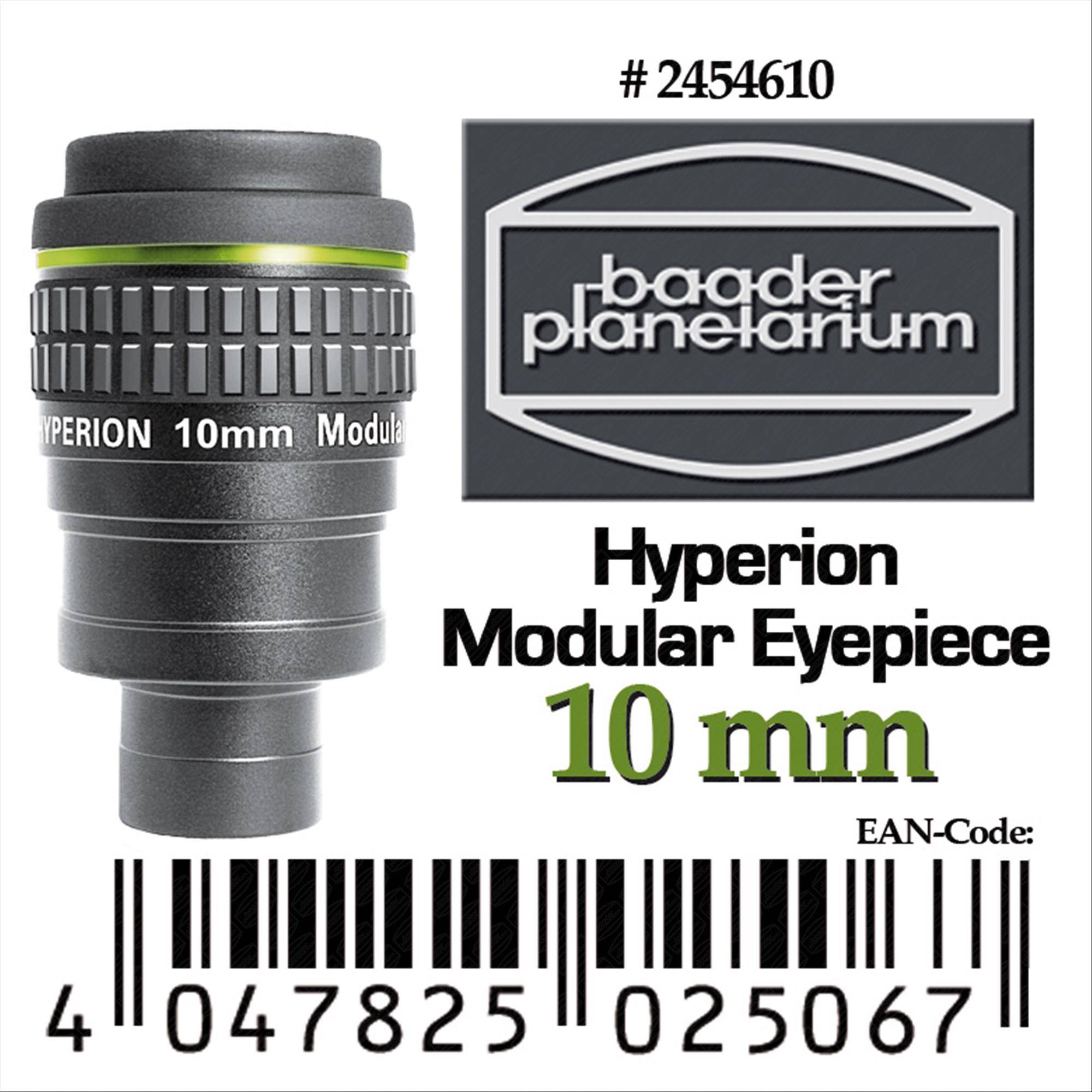 Hyperion® 68° 10mm, Modular Oculare Accessorio Ottico