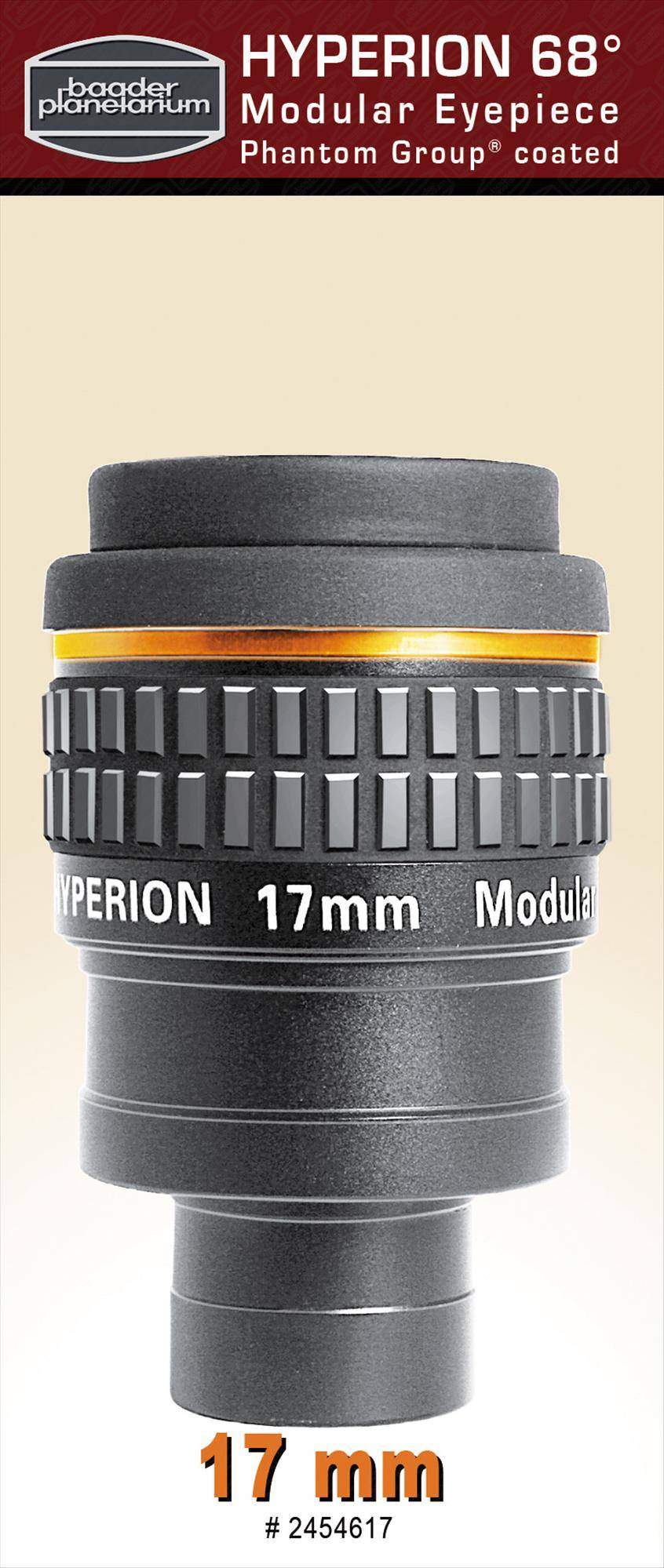 Hyperion® 68° 17mm, Modular Oculare Accessorio Ottico
