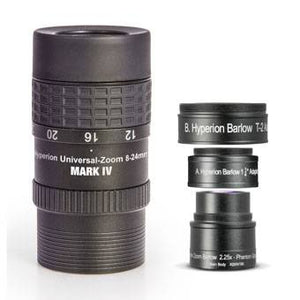 Hyperion® Universal Zoom Mark IV Set, Oculare e 2.25x Barlow Accessorio Ottico