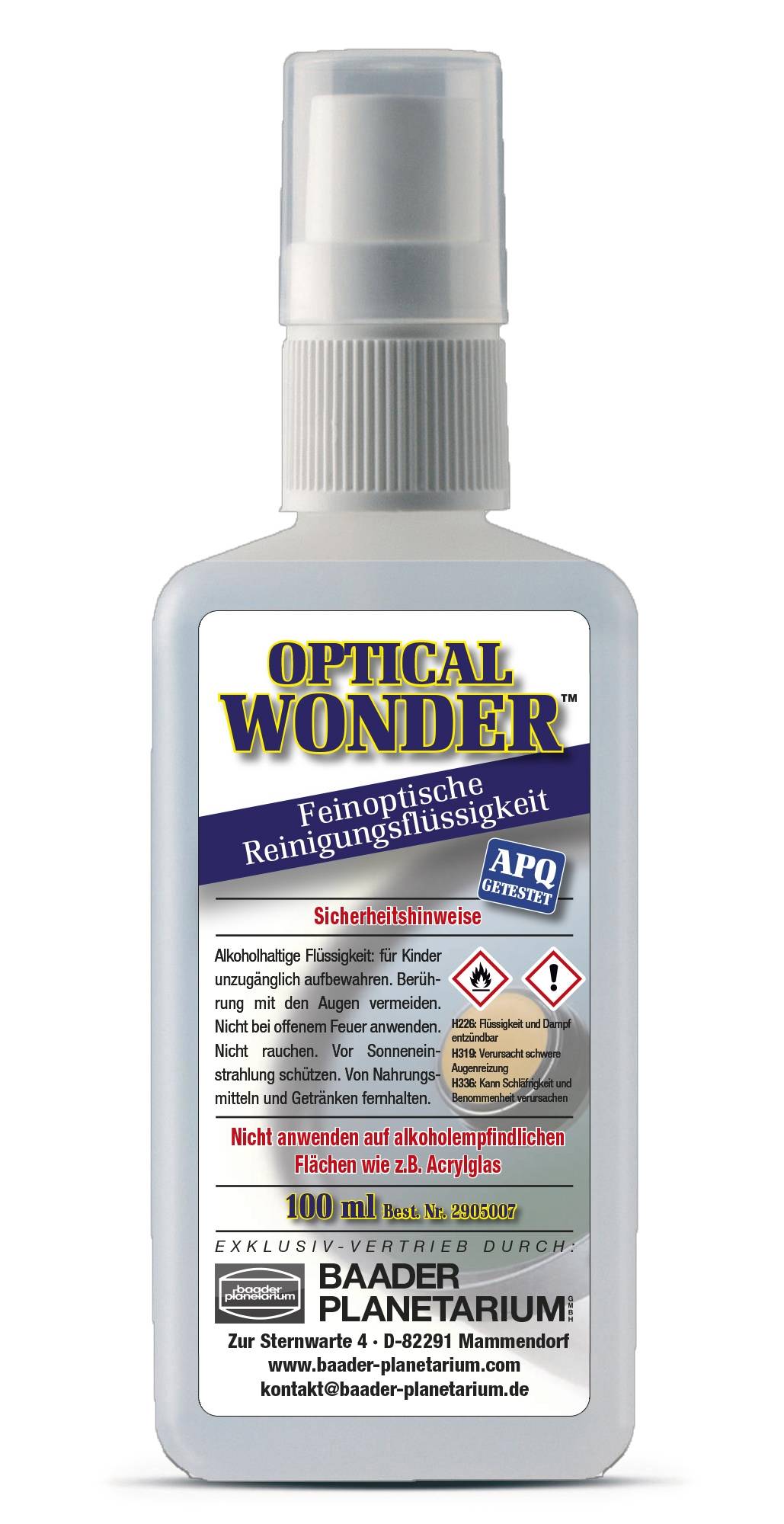 Optical Wonder™ Cleaning Fluid Accessorio Ottico