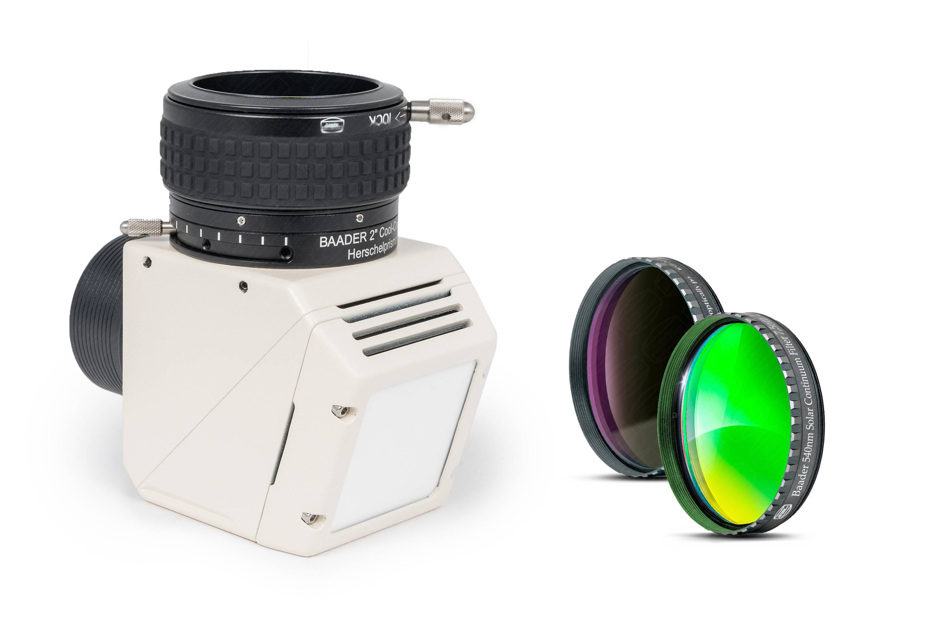 Baader 2" Cool-Ceramic Safety Herschel Prism Mark II (Visuale / Photo) Filtro Solare (Luce Bianca)