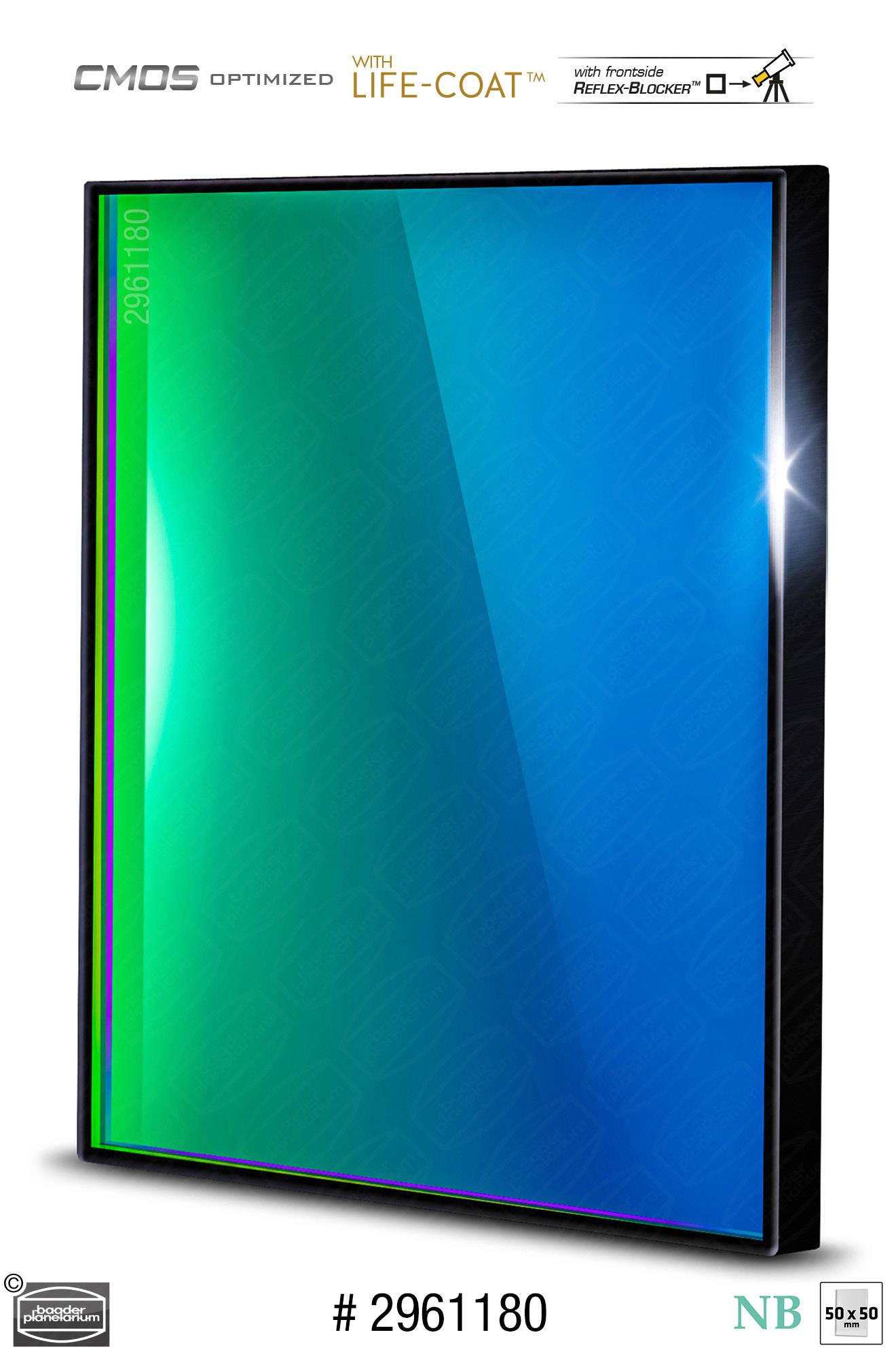 Baader O-III Banda Stretta-Filtri (6.5nm) CMOS-ottimizzato Filtro a Banda Stretta (Nebulare)
