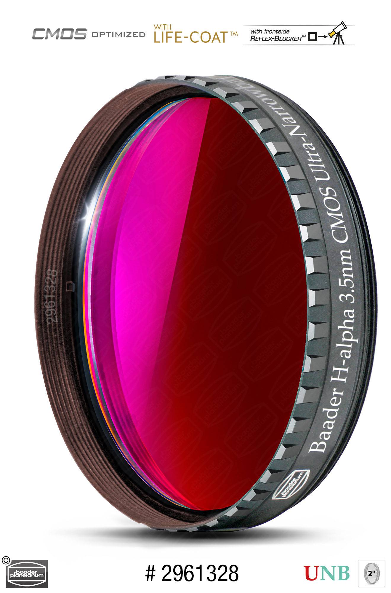 Baader H-alpha Ultra-Banda Stretta-Filtri (3.5nm) CMOS-ottimizzato Filtro a Banda Stretta (Nebulare)