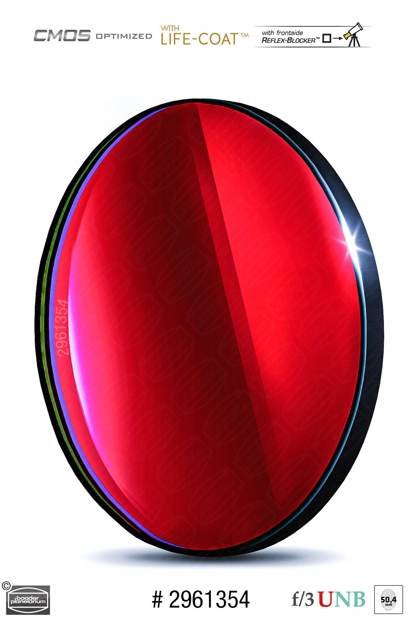 H-alpha f/3 Ultra-Highspeed Filtro (3.5nm) CMOS-ottimizzato Filtro a Banda Stretta (Nebulare)