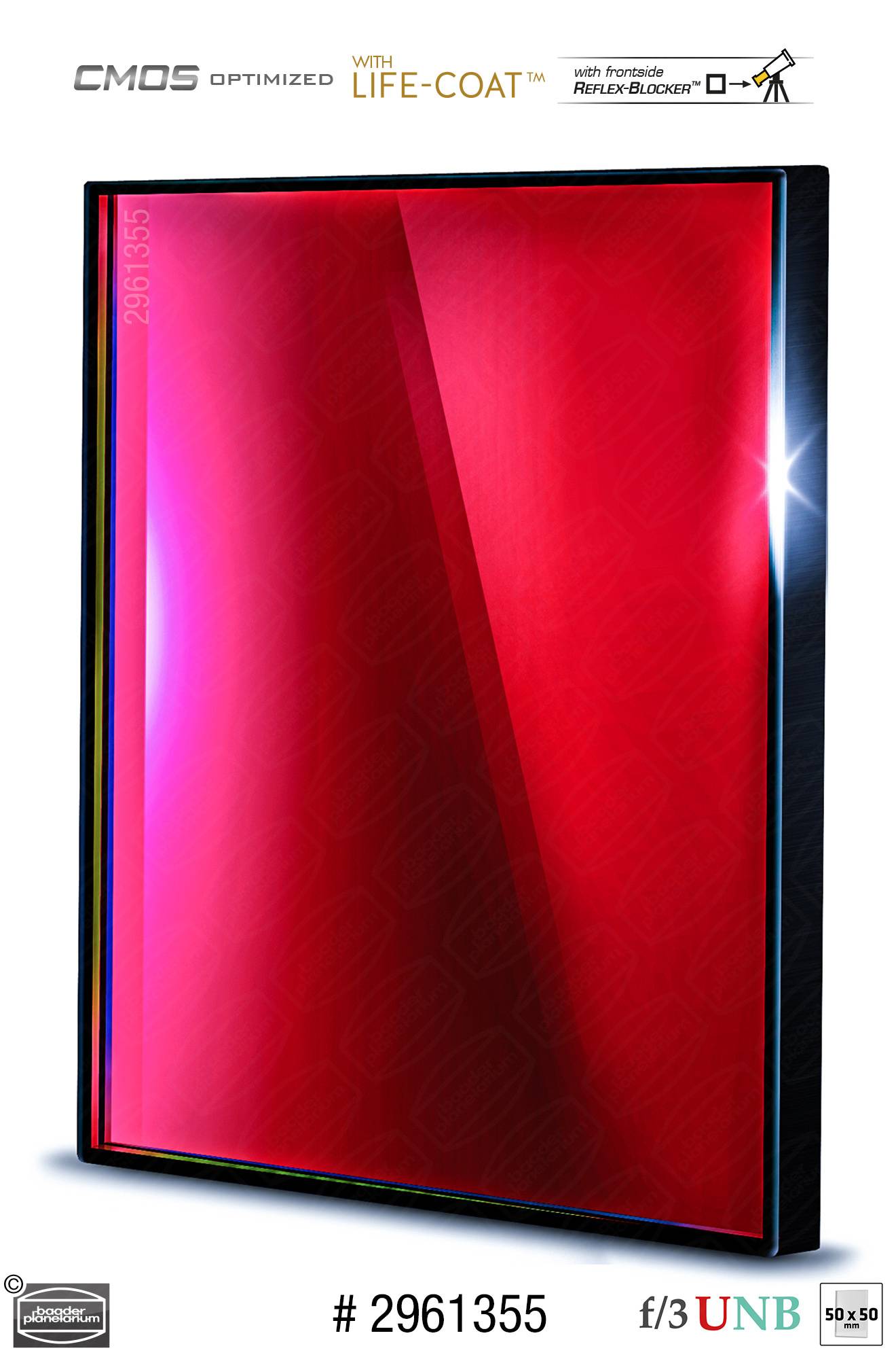 H-alpha f/3 Ultra-Highspeed Filtro (3.5nm) CMOS-ottimizzato Filtro a Banda Stretta (Nebulare)