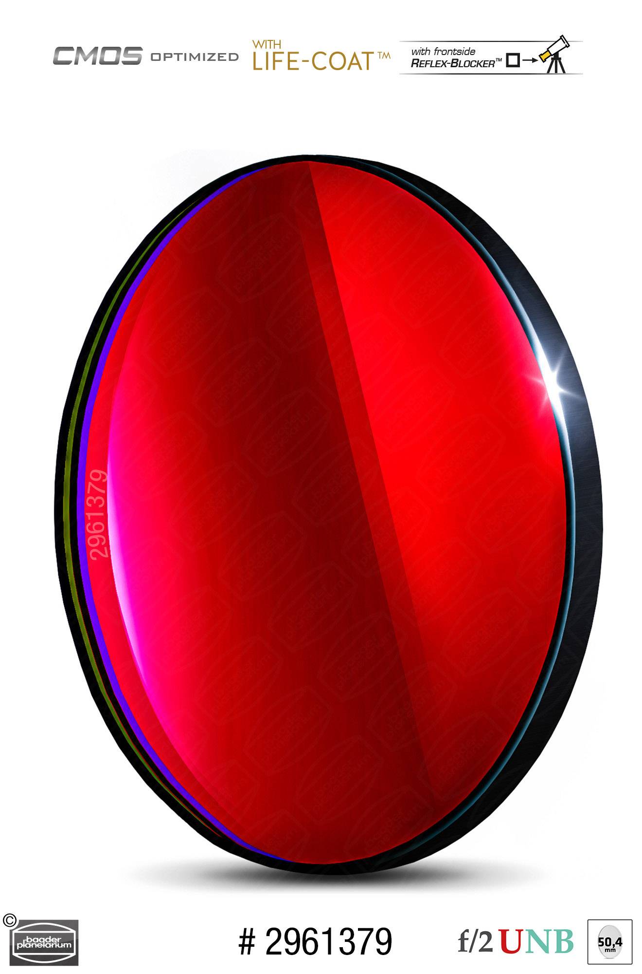 Baader H-alpha f/2 Ultra-Highspeed-Filtri (3.5nm) CMOS-ottimizzato Filtro a Banda Stretta (Nebulare)