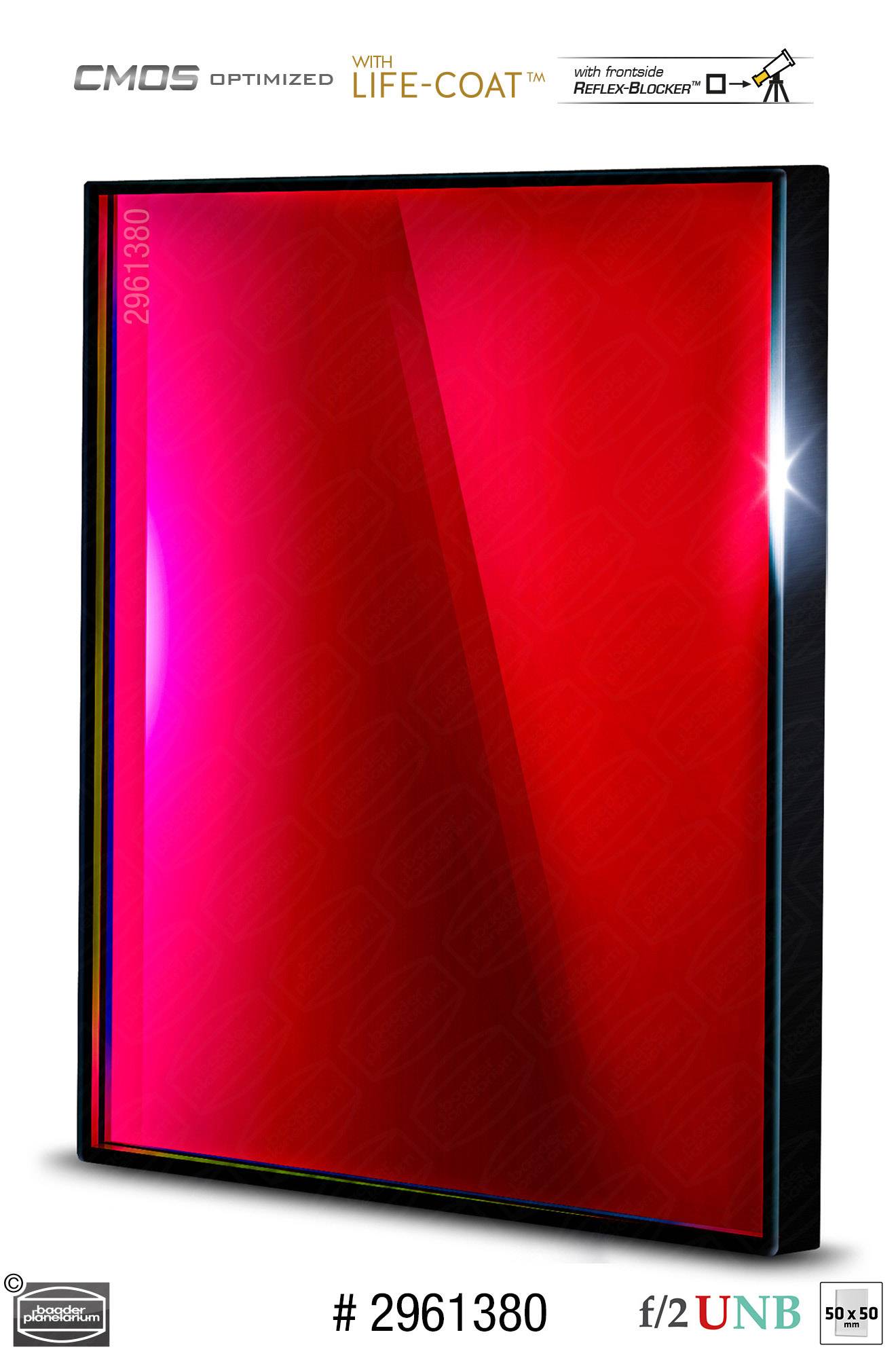 Baader H-alpha f/2 Ultra-Highspeed-Filtri (3.5nm) CMOS-ottimizzato Filtro a Banda Stretta (Nebulare)
