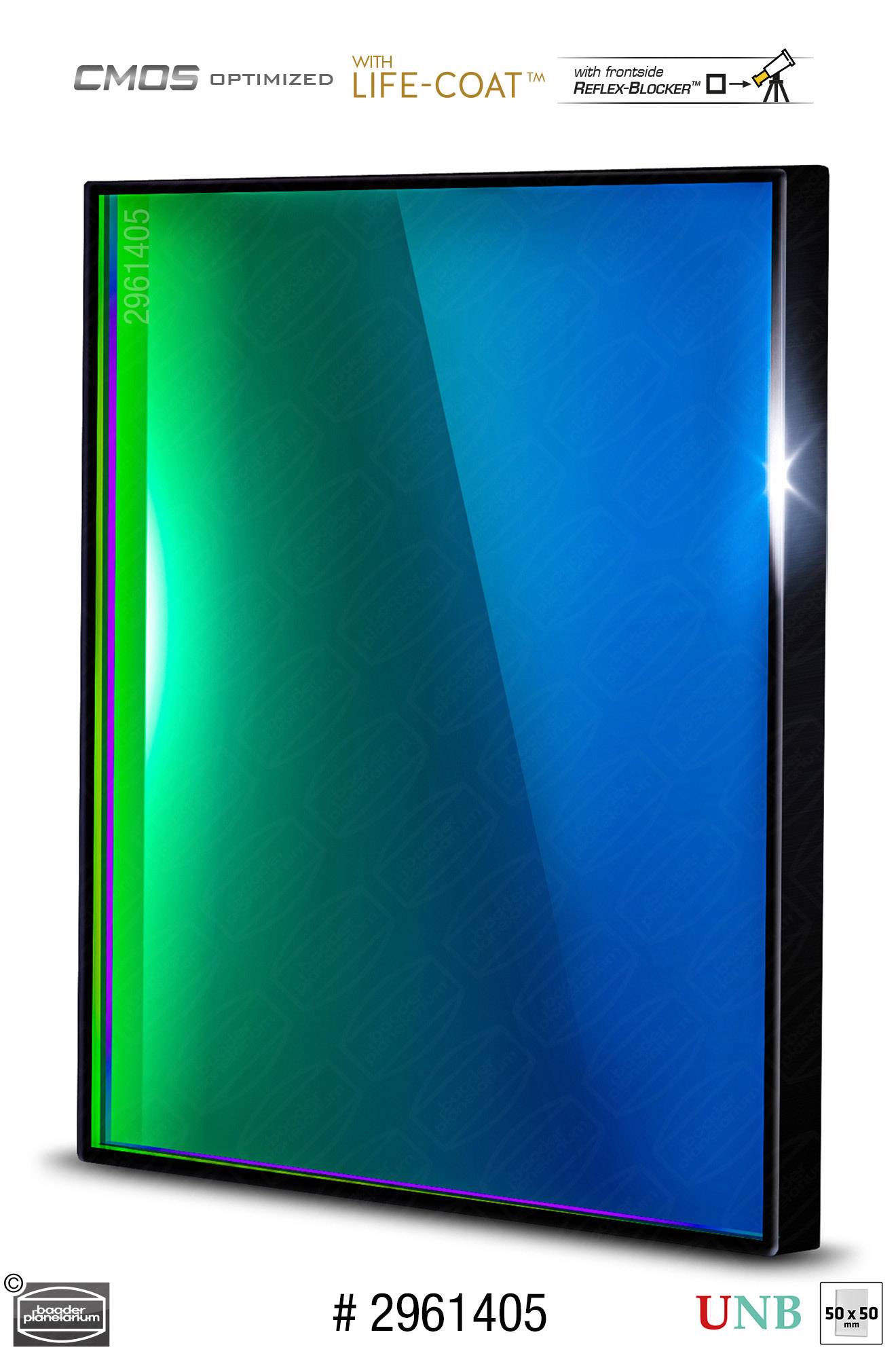 Baader O-III Ultra-Banda Stretta-Filtri (4nm) CMOS-ottimizzato Filtro a Banda Stretta (Nebulare)
