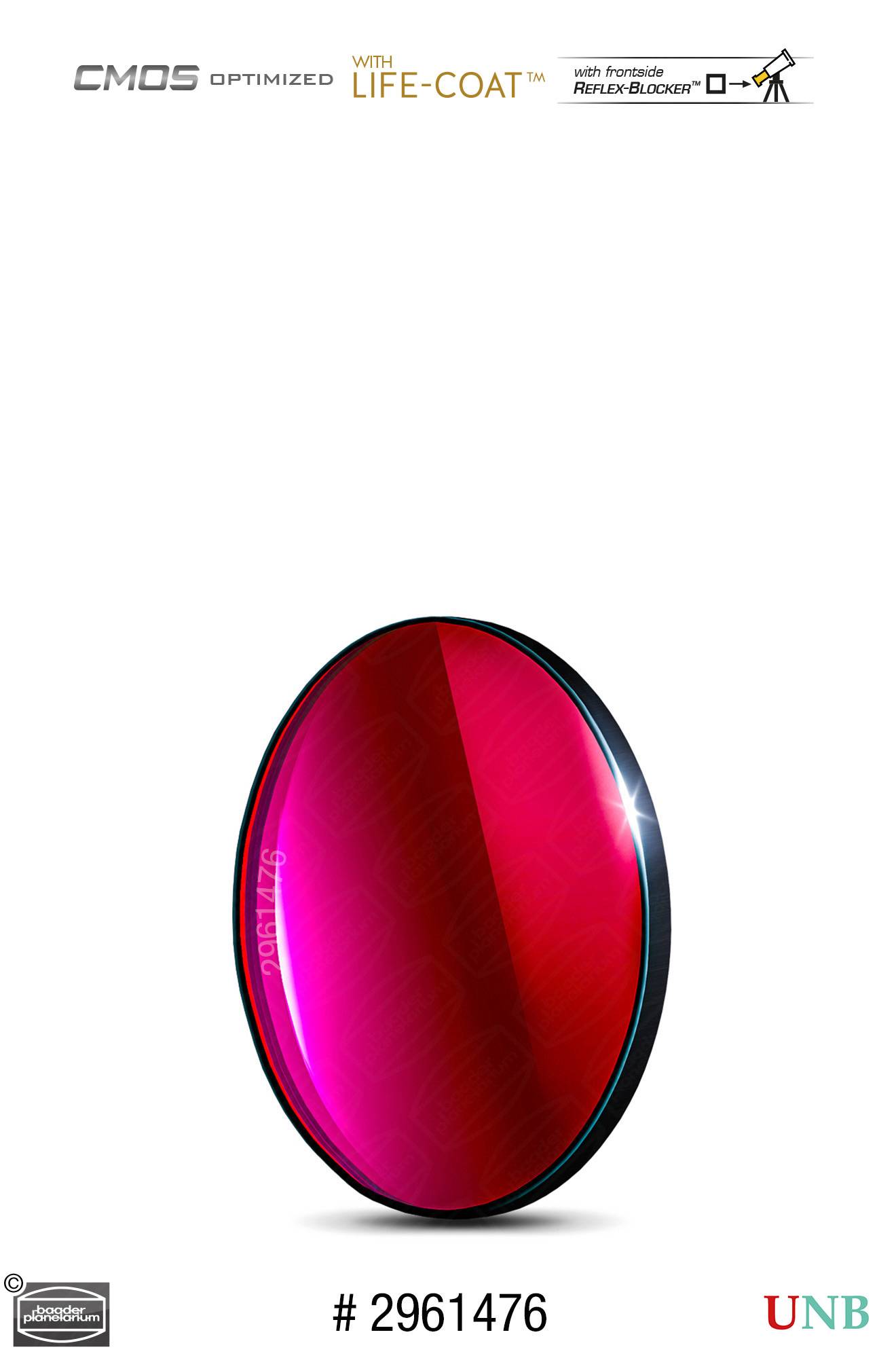 Baader S-II Ultra-Banda Stretta-Filtri (4nm) CMOS-ottimizzato Filtro a Banda Stretta (Nebulare)