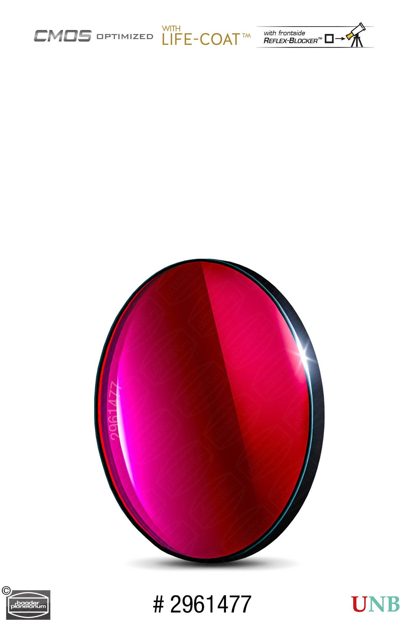 Baader S-II Ultra-Banda Stretta-Filtri (4nm) CMOS-ottimizzato Filtro a Banda Stretta (Nebulare)