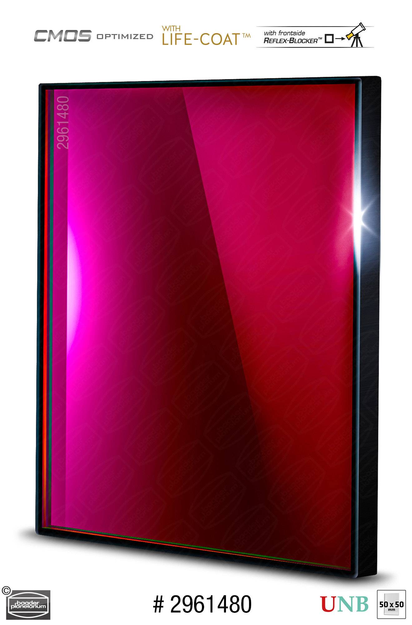 Baader S-II Ultra-Banda Stretta-Filtri (4nm) CMOS-ottimizzato Filtro a Banda Stretta (Nebulare)
