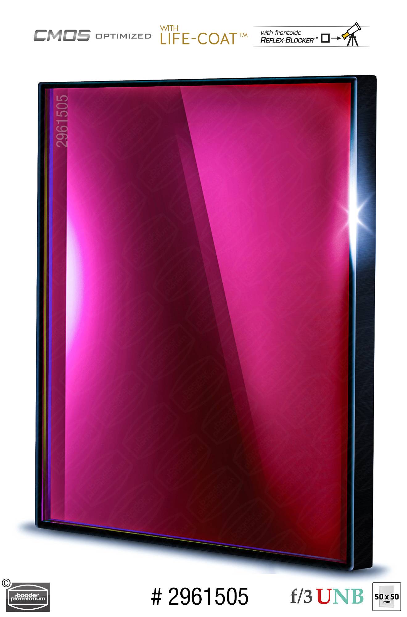 S-II f/3 Ultra-Highspeed Filtro (4nm) CMOS-ottimizzato Filtro a Banda Stretta (Nebulare)
