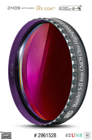 Baader S-II f/2 Ultra-Highspeed-Filtri (4nm) CMOS-ottimizzato Filtro a Banda Stretta (Nebulare)