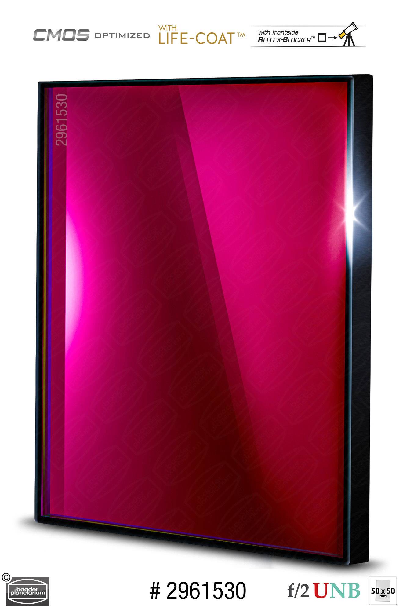 Baader S-II f/2 Ultra-Highspeed-Filtri (4nm) CMOS-ottimizzato Filtro a Banda Stretta (Nebulare)