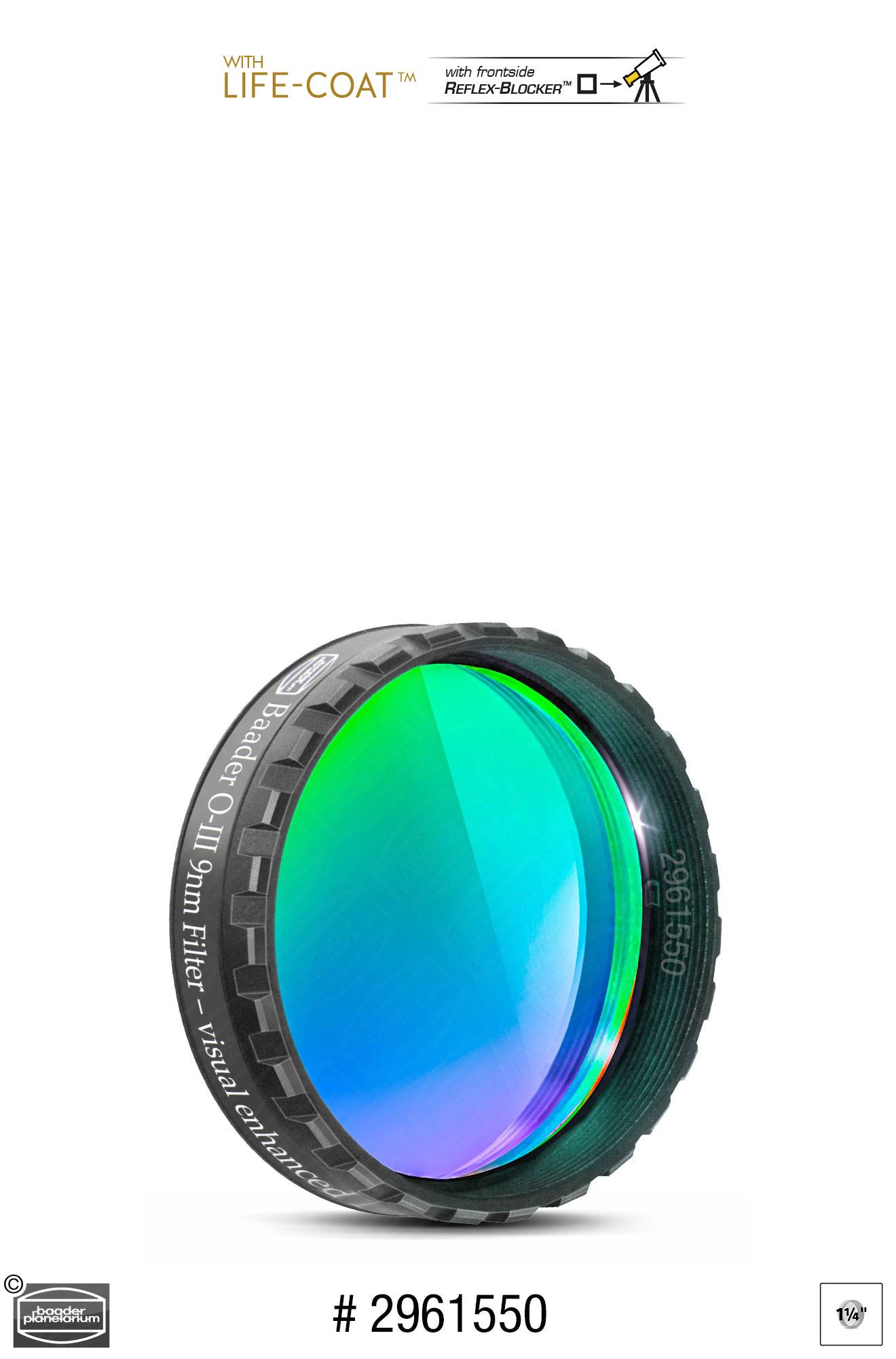 O-III Super-G Filtro (9nm) - CMOS ottimizzato Filtro Visuale e Fotografico