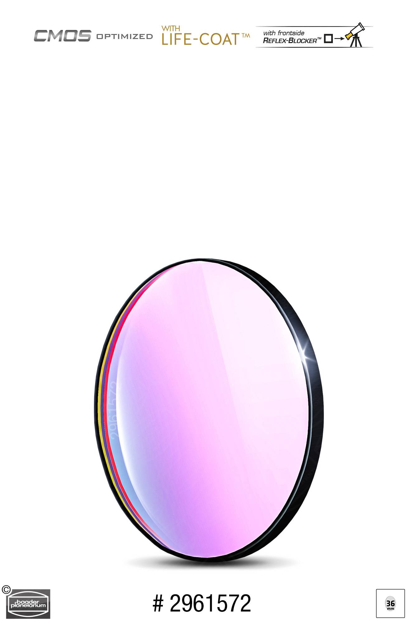 Baader UV/IR-Cut / L Filtro CMOS-ottimizzato Filtro L-RGB / CMOS