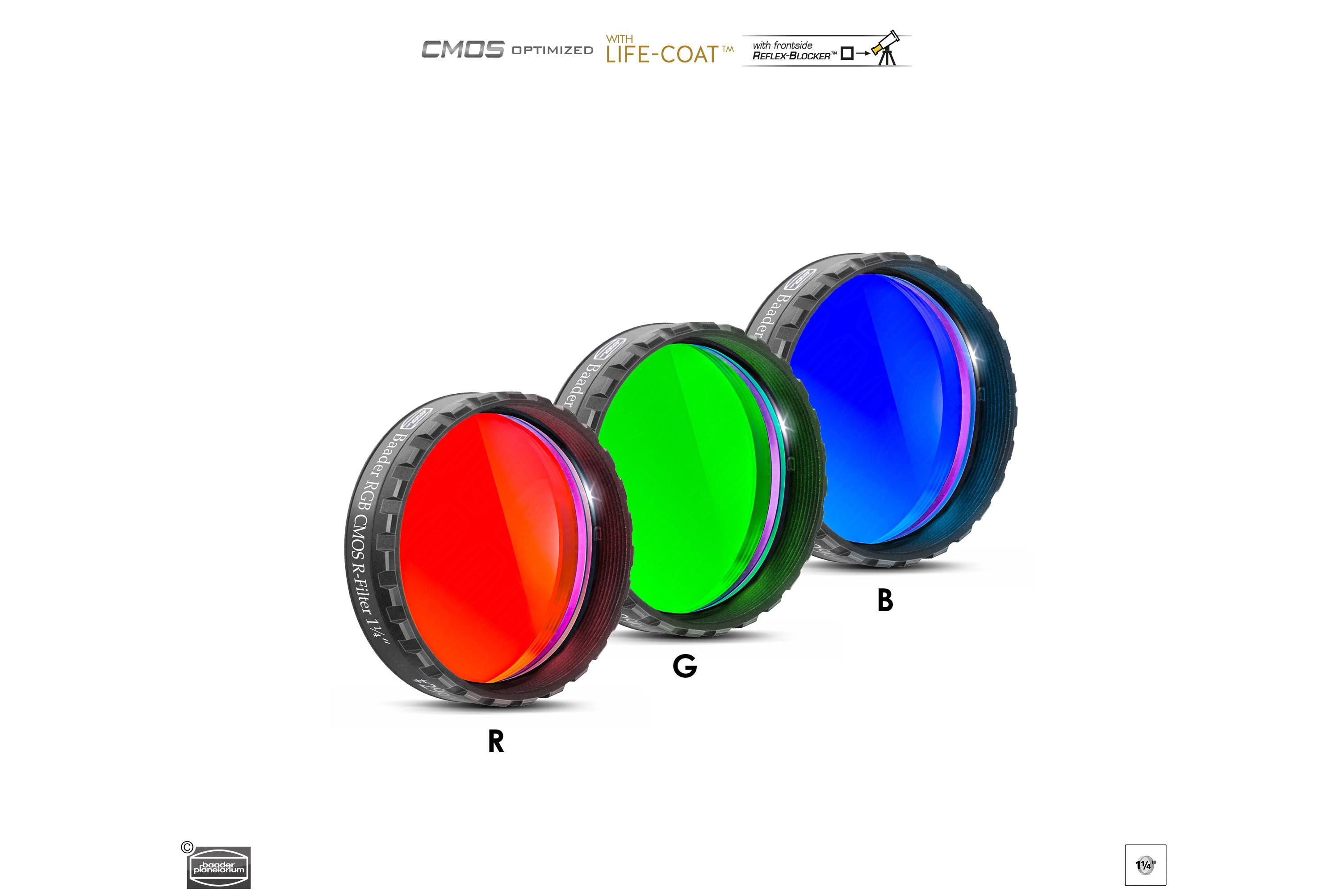 Baader RGB Filtro Set CMOS-ottimizzato Filtro L-RGB / CMOS