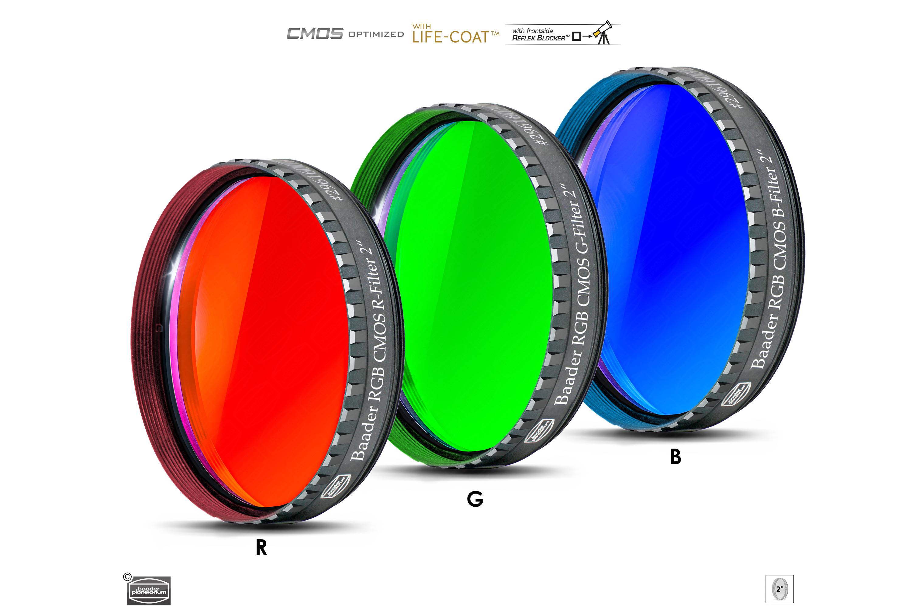 Baader RGB Filtro Set CMOS-ottimizzato Filtro L-RGB / CMOS