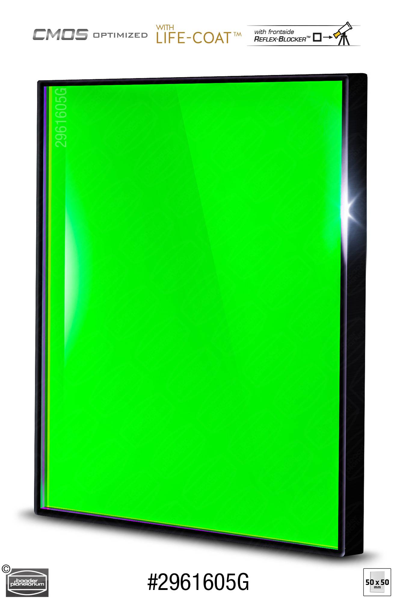 Baader RGB G Filtro 1¼" CMOS-ottimizzato Filtro L-RGB / CMOS