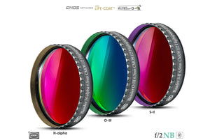 Baader 6.5nm f/2 Highspeed Filtro-Set CMOS-ottimizzato (H-alpha / O-III / S-II) Filtro a Banda Stretta (Nebulare)