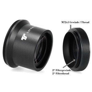 TS Optics spianatore riduttore 0,8x M92 per calibrazione e protezione del telescopio