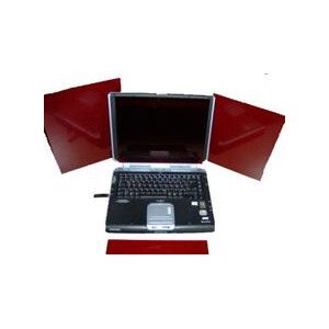 Pannello in acrilico rosso per notebook e PC 360x270 mm