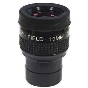 TS Optics oculare Flatfield FF 19 mm da 1,25" per osservazione visuale con telescopi e microscopi