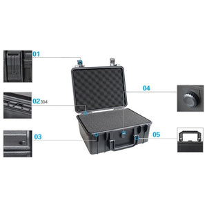 Take valigetta protettiva antiurto 280x240x130 mm per attrezzi, strumenti e accessori
