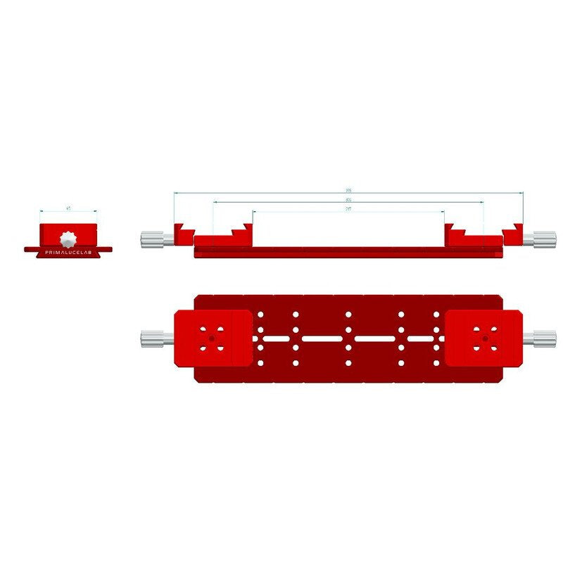 PrimaLuceLab side by side losmandy plus 240 mm