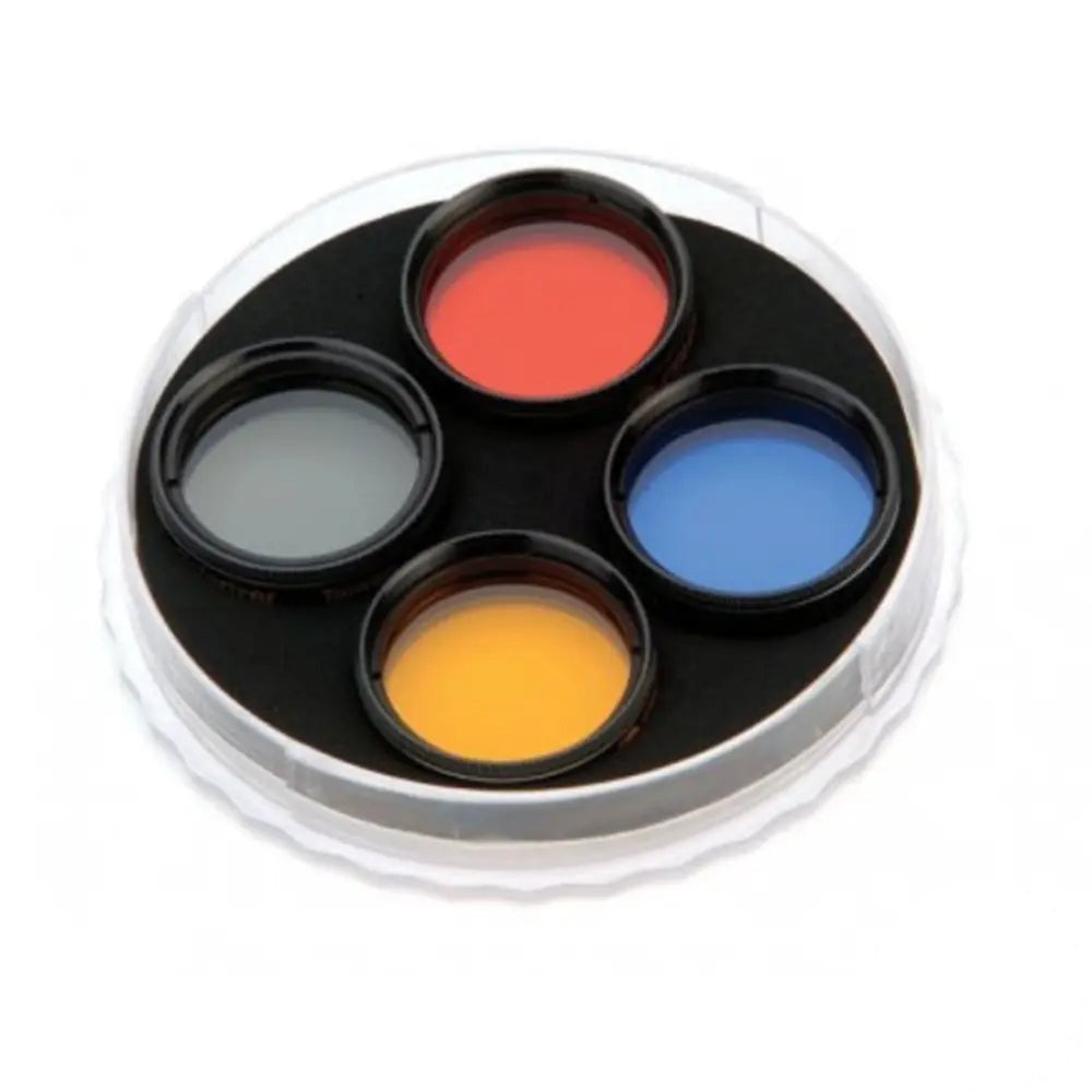 Celestron Set 4 Filtri Colorati (Giallo Arancio Blu Nd96) 31 8Mm