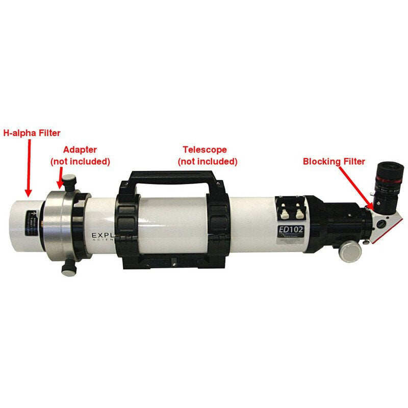 Lunt Solar Systems filtro h alpha ls50fha b600d1 per osservazione solare o miglioramento del contrasto ottico